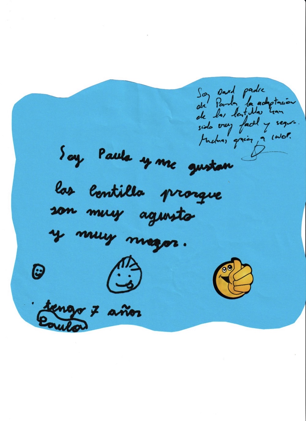Testimonio dibujado por un paciente infantil (7)